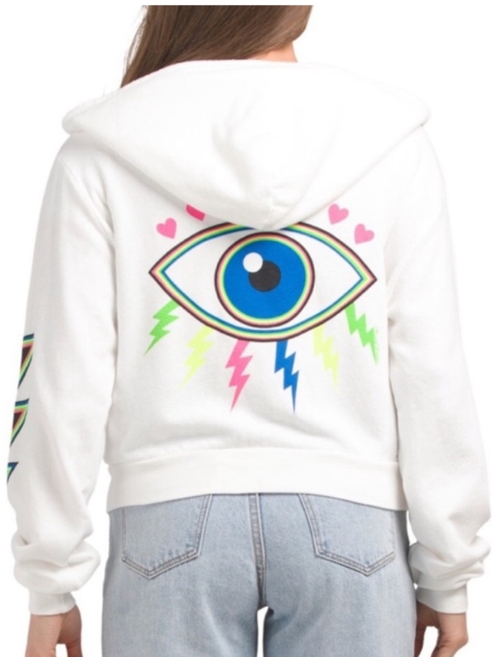 Lauren Moshi White Lachelle
Spalding Neon Rue‎ Lightning Eye Cotton Jacket Small